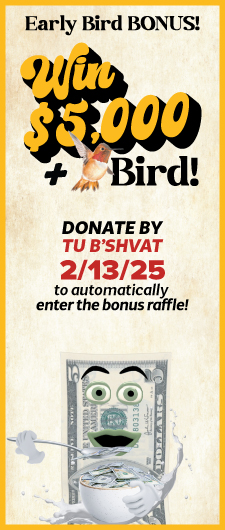 Early Bird Bonus Raffle! $5000 + a Bird - enter before February 13th!