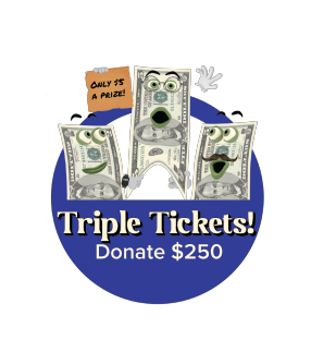 Triple your Tickets! Donate $250